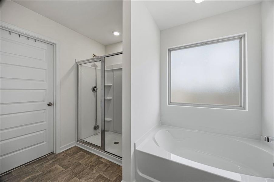 Furnished interior view inside a new home in The Enclave at Flat Rock Hills, Stonecrest (Image 9).