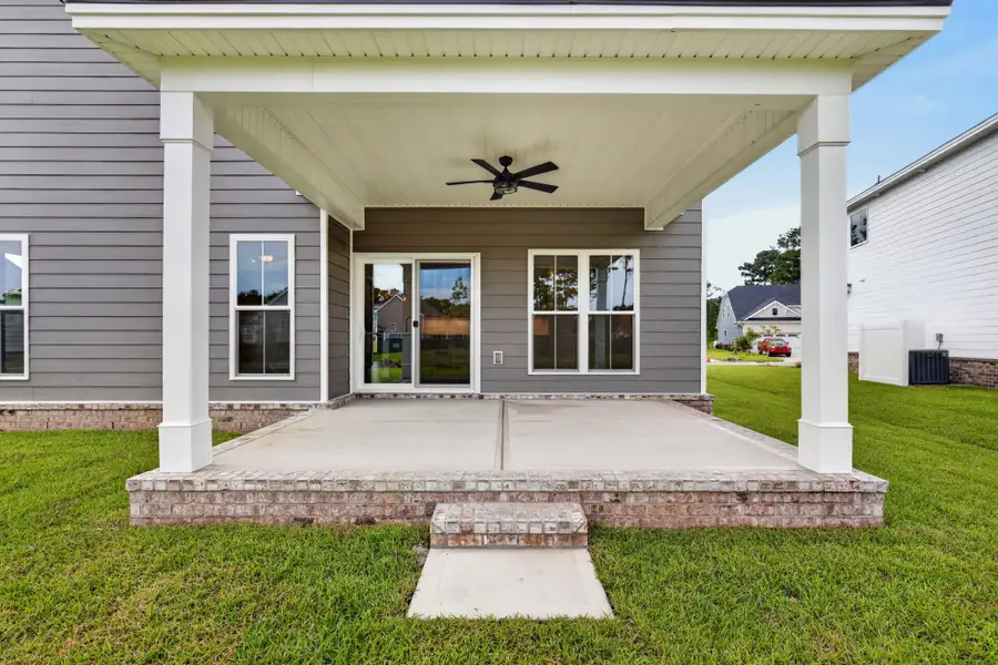 Edisto Covered Back Patio with Ceiling Fan Edisto Covered Back Patio with Ceiling Fan