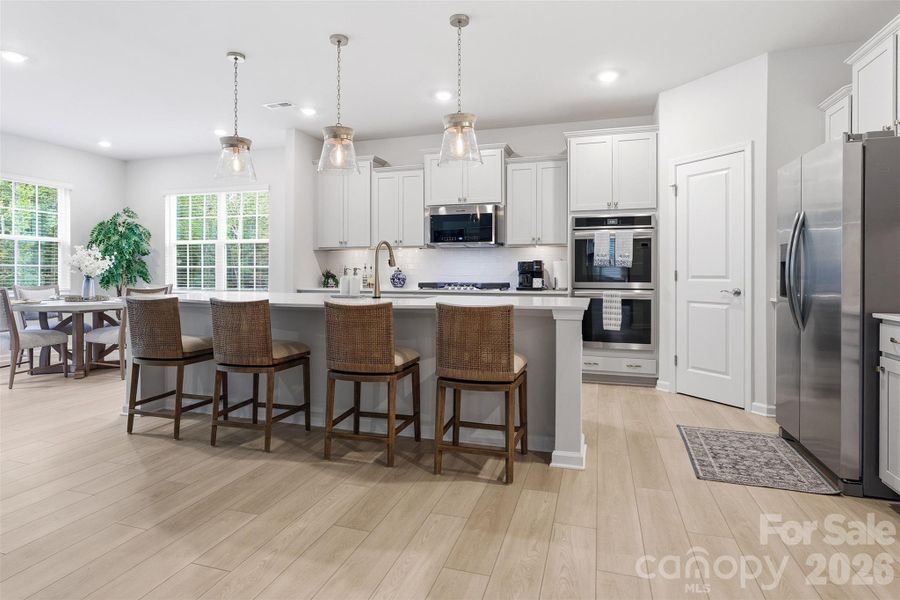 Furnished interior view inside a new home in Falls Cove at Lake Norman, Troutman (Image 16).