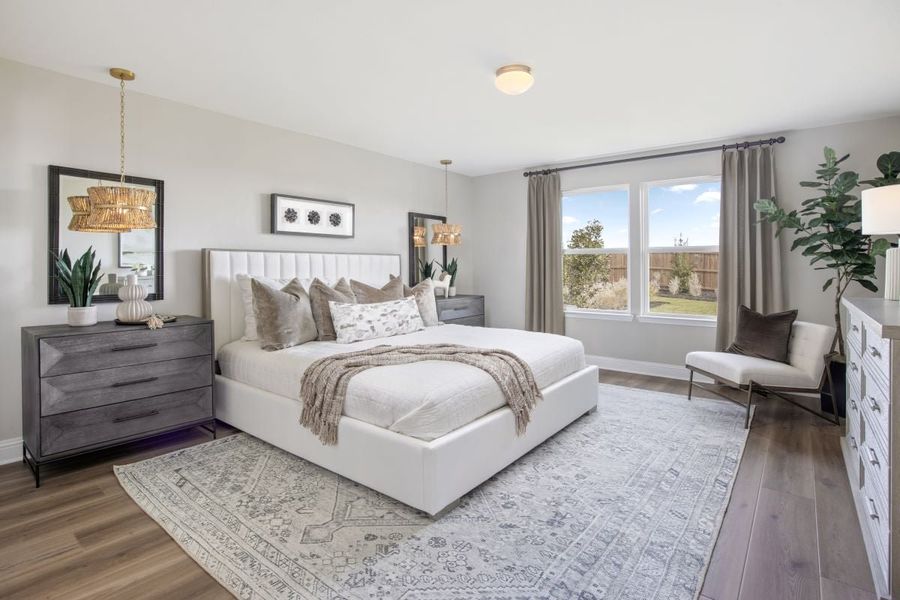 Representative furnished interior of a home built from the 2091 Modeled by KB Home in Cottonwood Creek, Seagoville (Image 6).