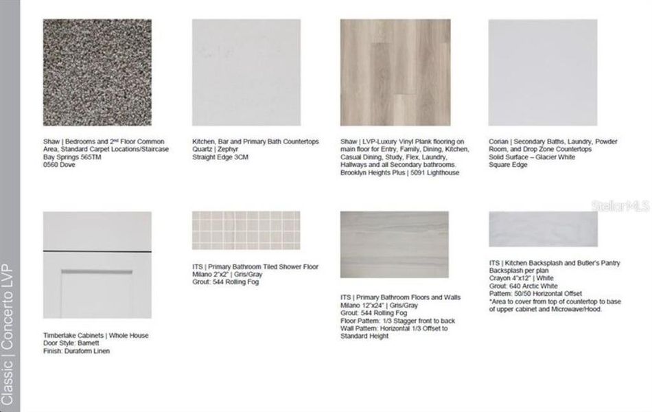 Sample of building materials used in homes in Timber Ridge, Plant City (Image 24).