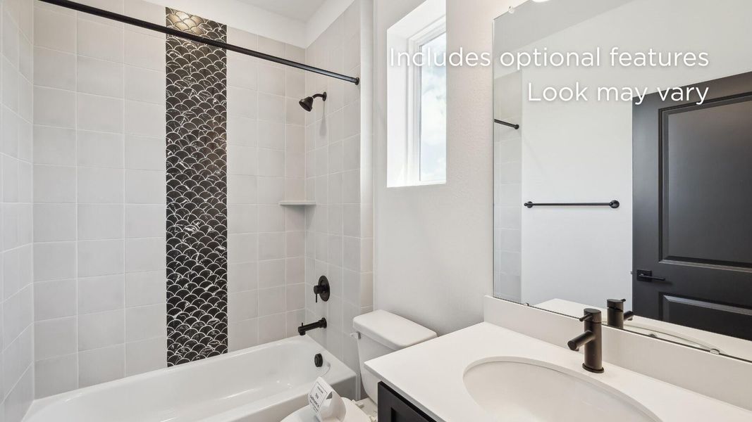 Furnished interior view inside a new home in Woodhavyn 60', Magnolia (Image 11).