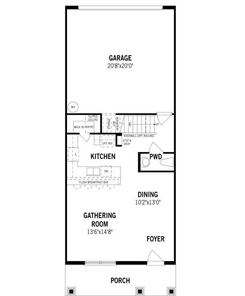 2D floor plan layout of this home in Meadowlark Landing, Apopka, FL (Image 2). 2D floor plan layout of this home in Meadowlark Landing, Apopka, FL (Image 2).