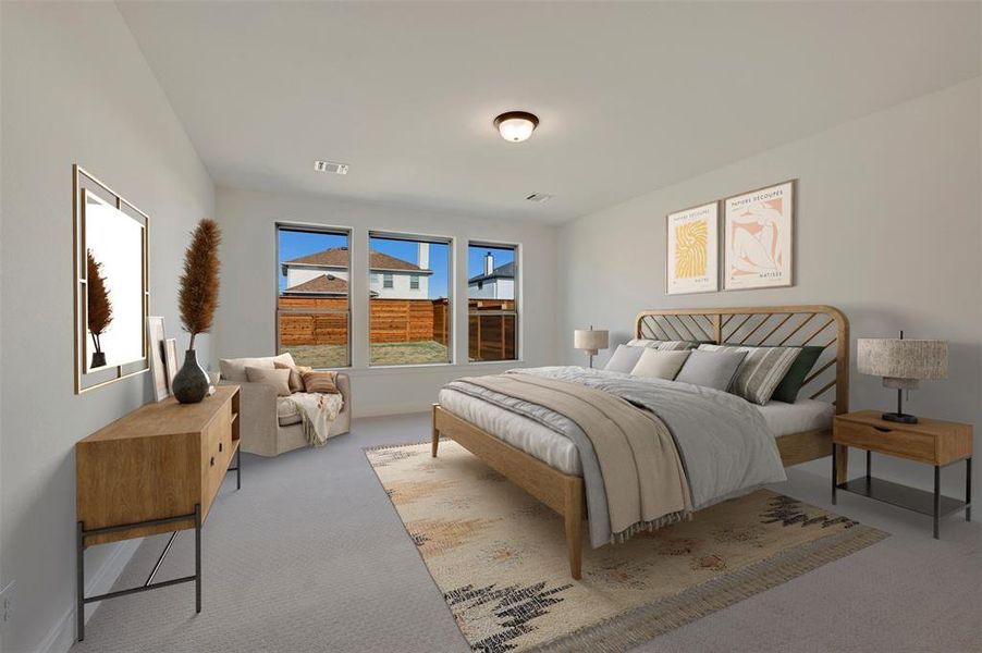 Furnished interior view inside a new home in Solterra - Garden Series, Mesquite (Image 11).