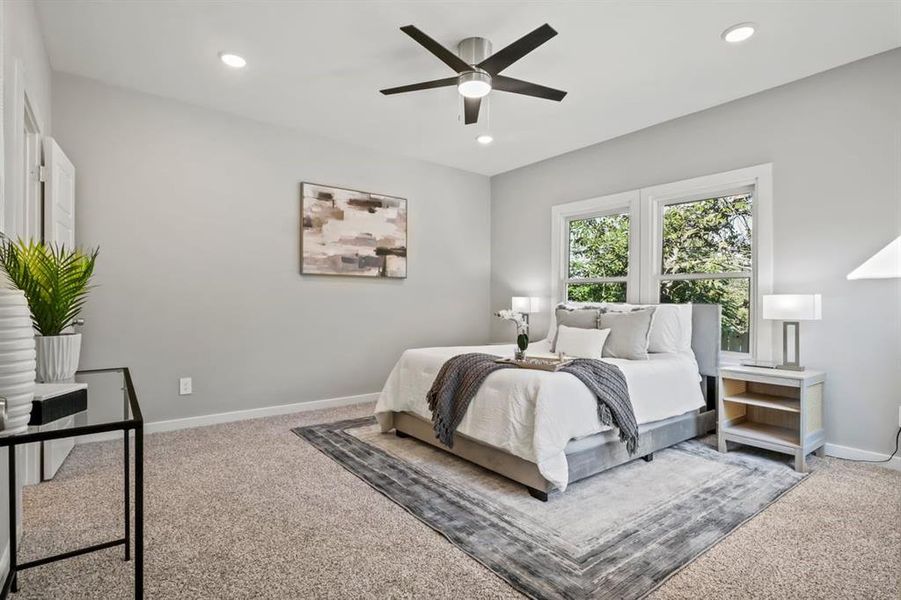 Furnished interior view inside a new home in , Dallas (Image 12). Furnished interior view inside a new home in , Dallas (Image 12).