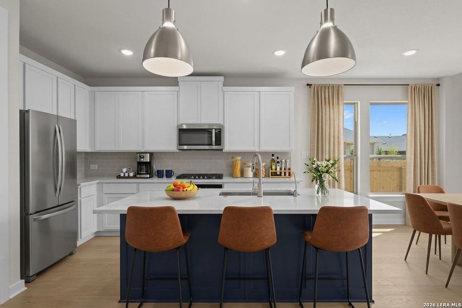 Furnished interior view inside a new home in Davis Ranch, San Antonio (Image 7).