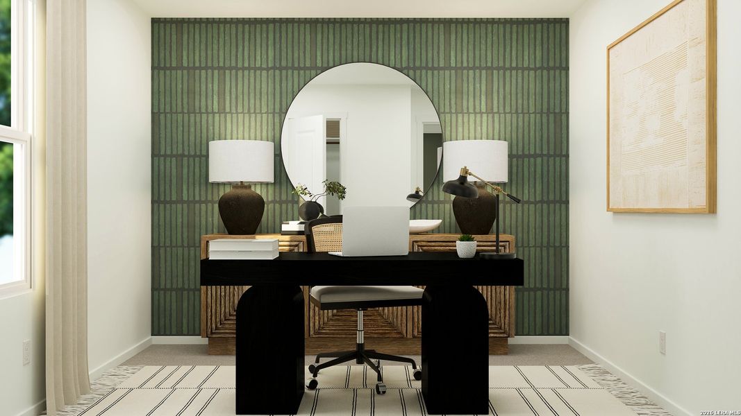 Furnished interior view inside a new home in , Kerrville (Image 27).