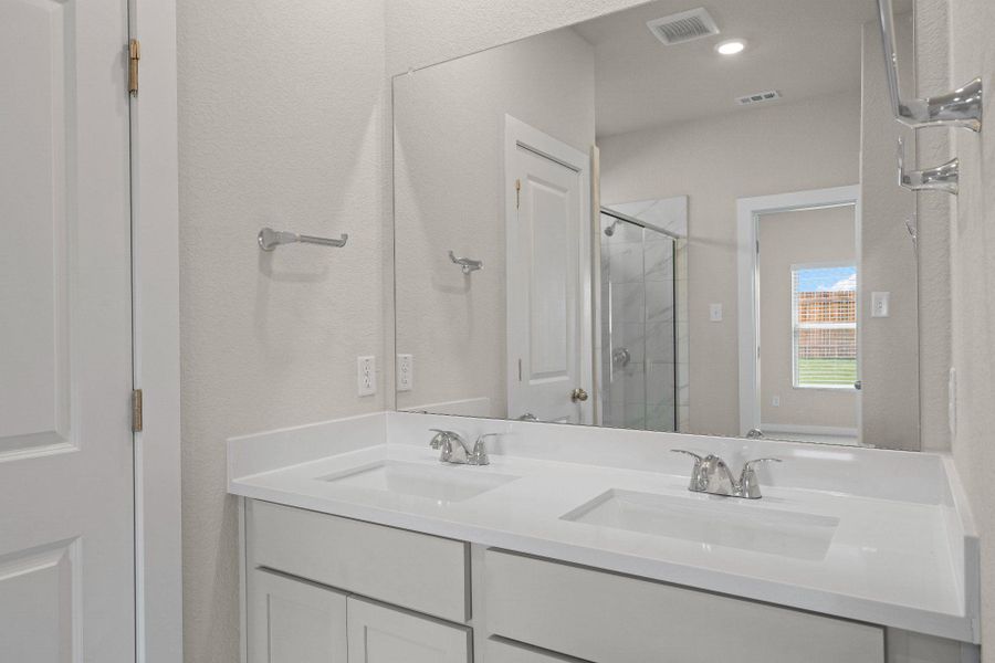 Primary Bath retreat with dual vanities