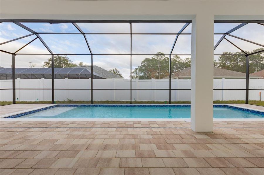 Exterior details and patio area of a home in , Palm Coast (Image 3). Exterior details and patio area of a home in , Palm Coast (Image 3).