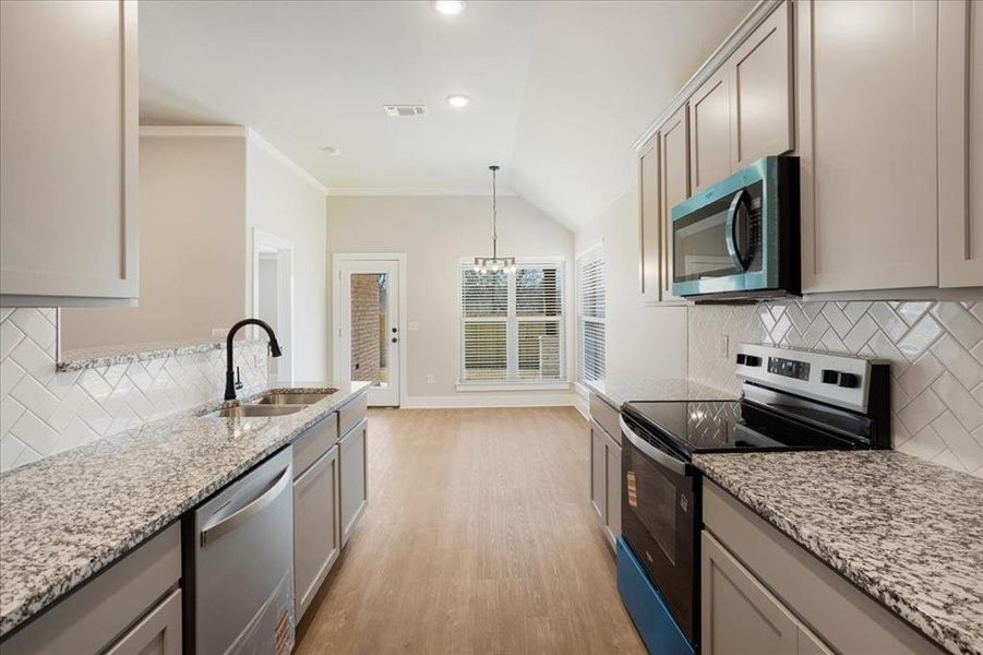 Furnished interior view inside a new home in , Sherman (Image 11).