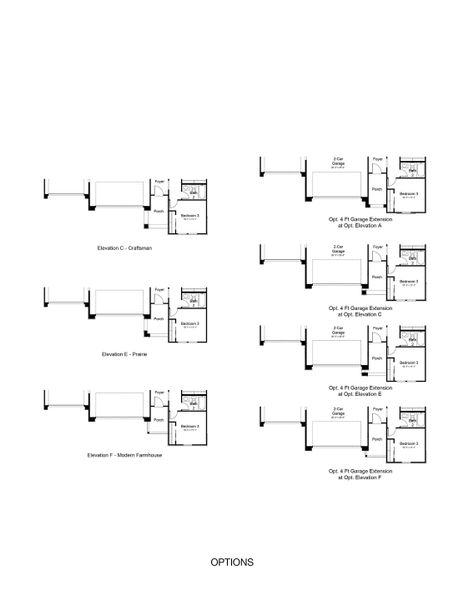2D floor plan layout of this home in Combs Ranch, San Tan Valley, AZ (Image 3).