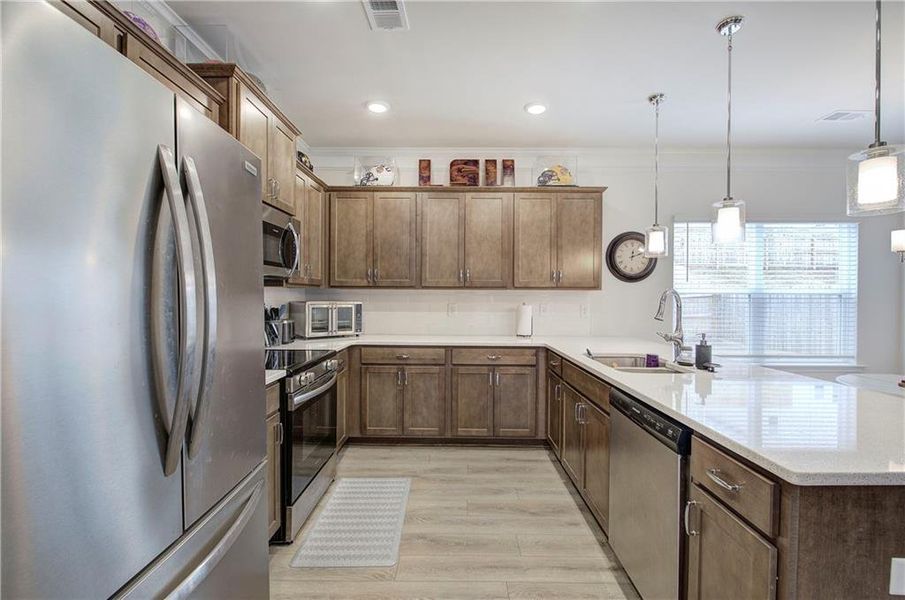 Furnished interior view inside a new home in , Cartersville (Image 32).