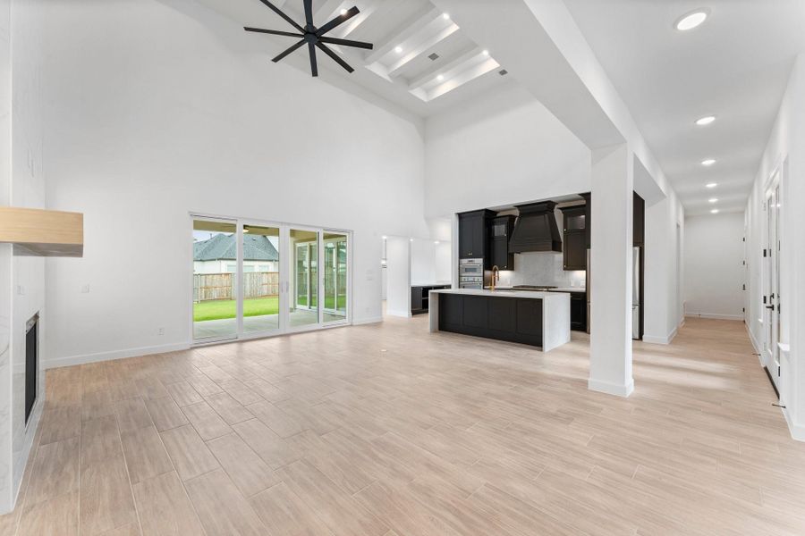 Furnished interior view inside a new home in , Spring (Image 7). Furnished interior view inside a new home in , Spring (Image 7).