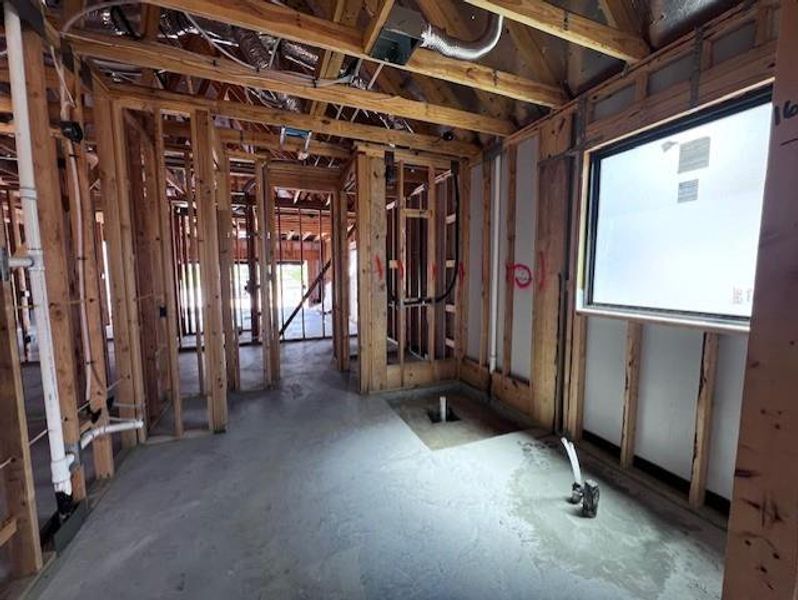 In-progress construction of a new home in Evergreen 55', Conroe, TX (Image 5). In-progress construction of a new home in Evergreen 55', Conroe, TX (Image 5).