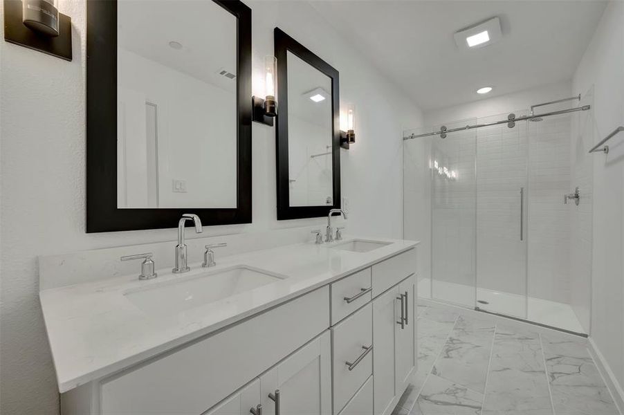 Furnished interior view inside a new home in Providence Commons, Providence Village (Image 8). Furnished interior view inside a new home in Providence Commons, Providence Village (Image 8).
