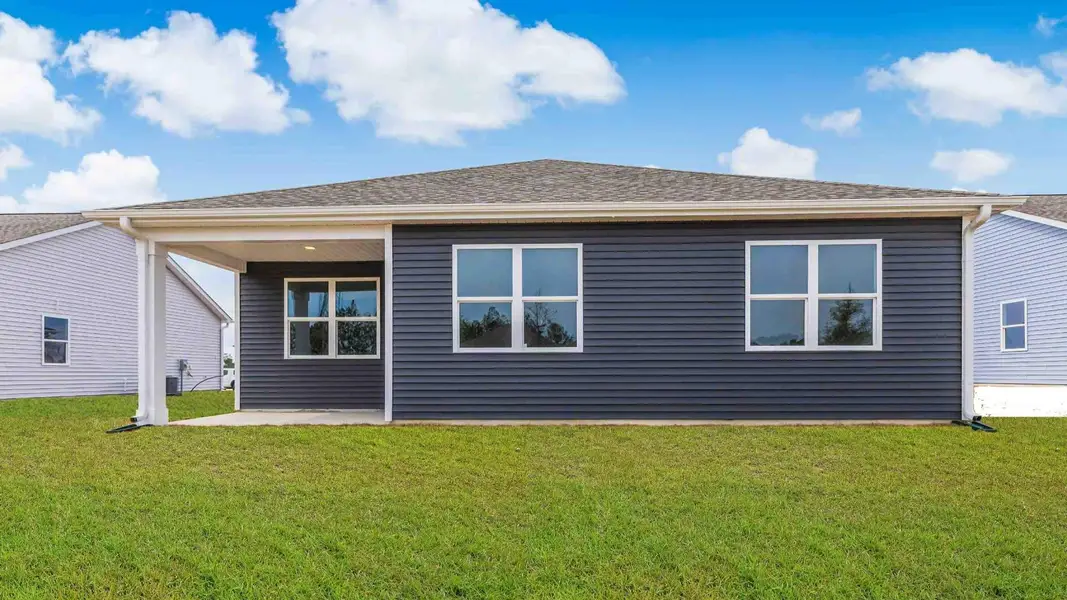 Exterior details and patio area of a home in Merchant Point, Jacksonville (Image 3).