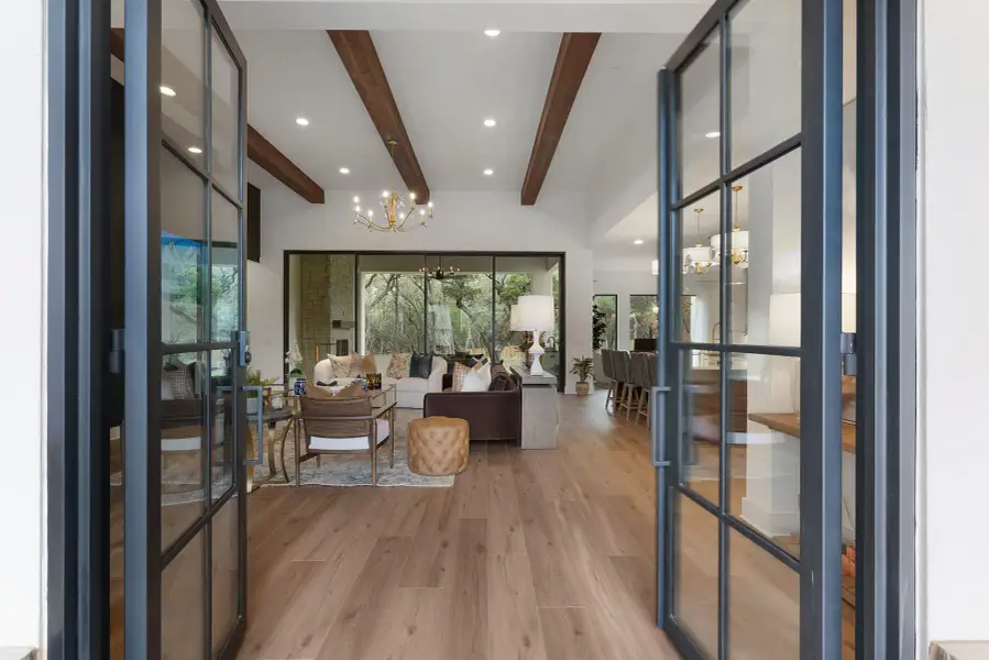 Furnished interior view inside a new home in Enchanted Bluff, Garden Ridge (Image 3). Furnished interior view inside a new home in Enchanted Bluff, Garden Ridge (Image 3).