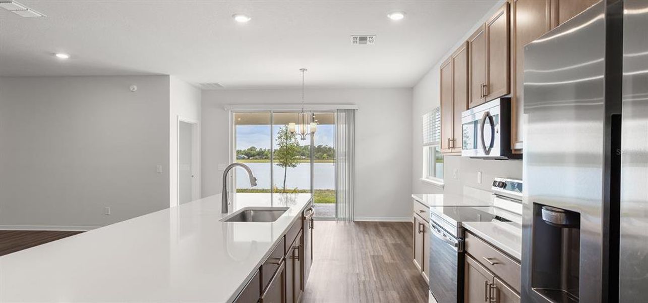 Furnished interior view inside a new home in The Crossings - Single-Family Homes, St. Cloud (Image 9).