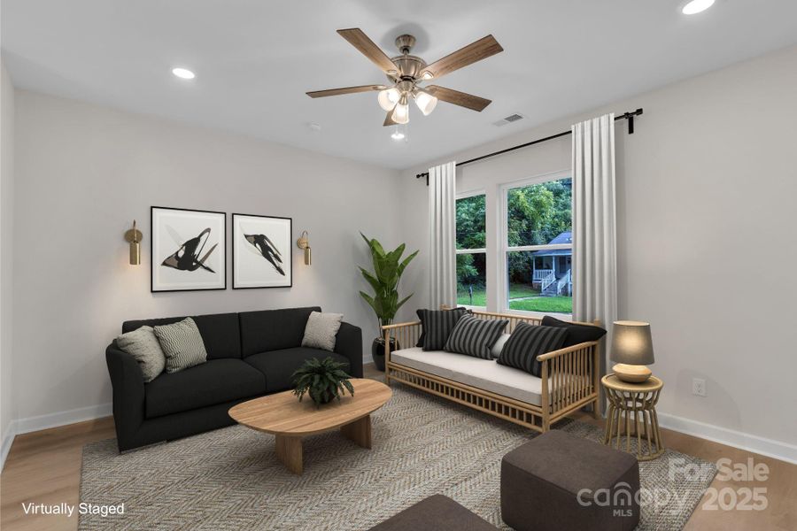 Furnished interior view inside a new home in , Statesville (Image 8).