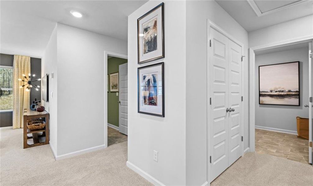 Furnished interior view inside a new home in Twin Lakes, Hoschton (Image 6).