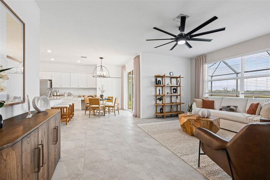 Furnished interior view inside a new home in Rye Ranch: Executive Homes, Parrish (Image 11).