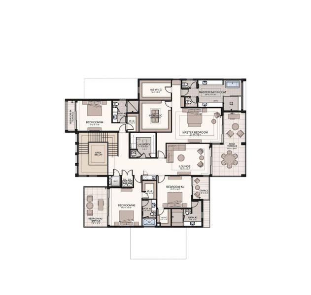 2D floor plan layout of this home in , Fort Pierce, FL (Image 16).