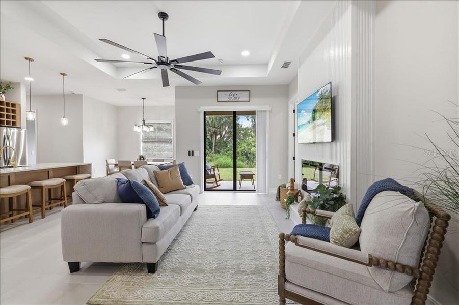 Furnished interior view inside a new home in , Lehigh Acres (Image 43).