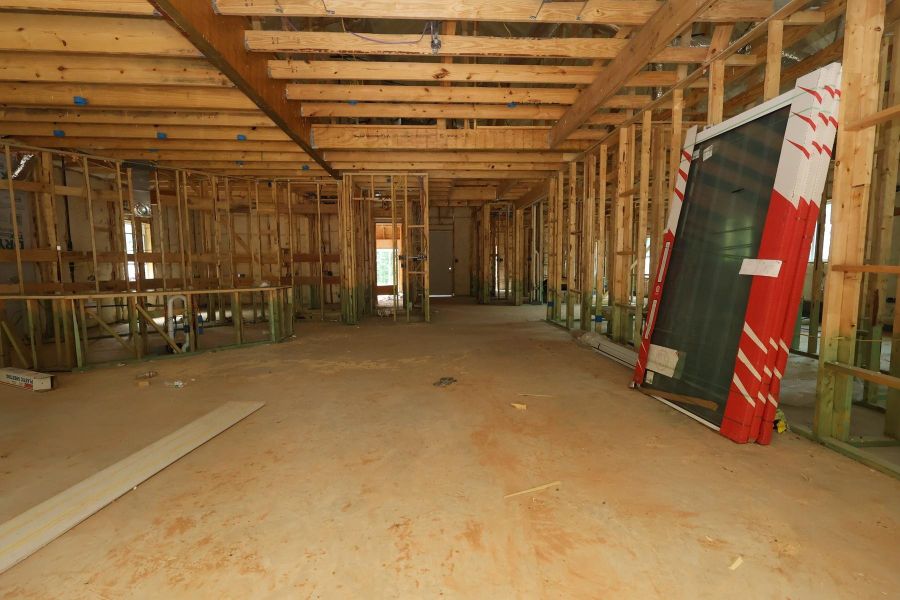 In-progress construction of a new home in The Woodlands Hills - Summit Collection, Willis, TX (Image 6). In-progress construction of a new home in The Woodlands Hills - Summit Collection, Willis, TX (Image 6).