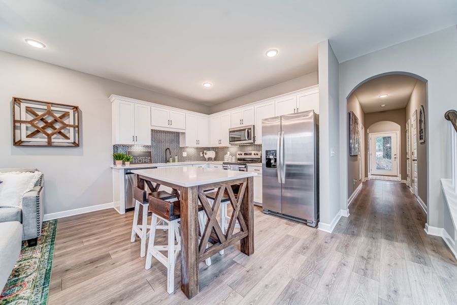 Representative furnished interior of a home built from the Crawford by Parkside Builders in The Woods, Gallatin (Image 9).
