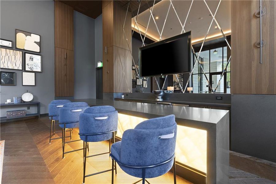 Furnished interior view inside a new home in The Dillon Buckhead, Atlanta (Image 47).