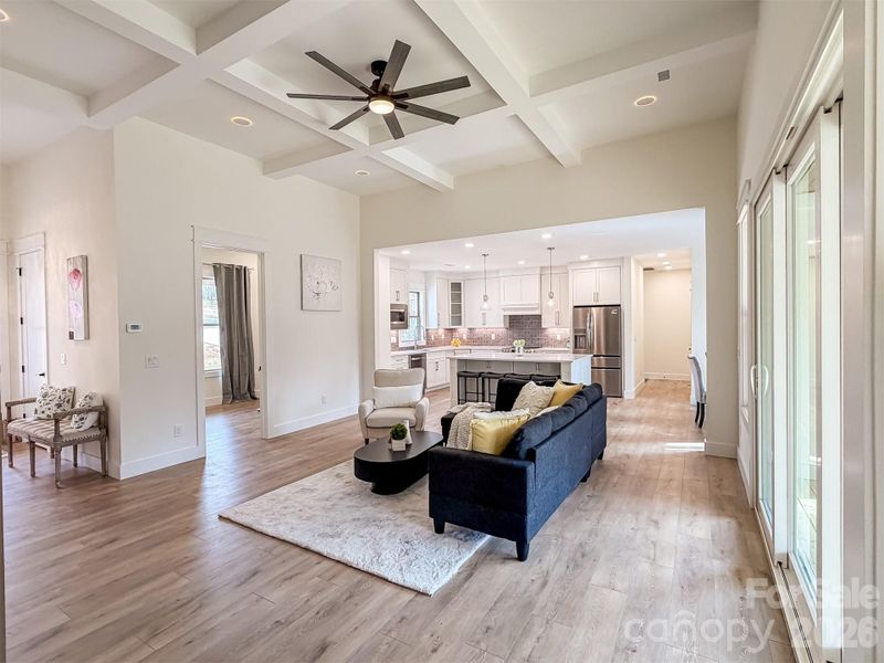 Furnished interior view inside a new home in , Newton (Image 31).