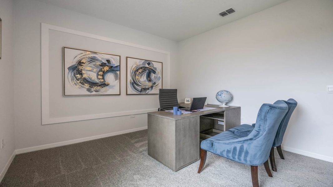 Furnished interior view inside a new home in Harmony West, St. Cloud (Image 36).