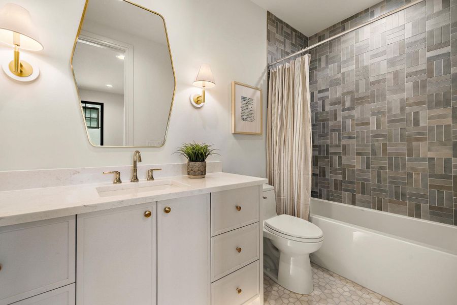 Furnished interior view inside a new home in , Austin (Image 36).