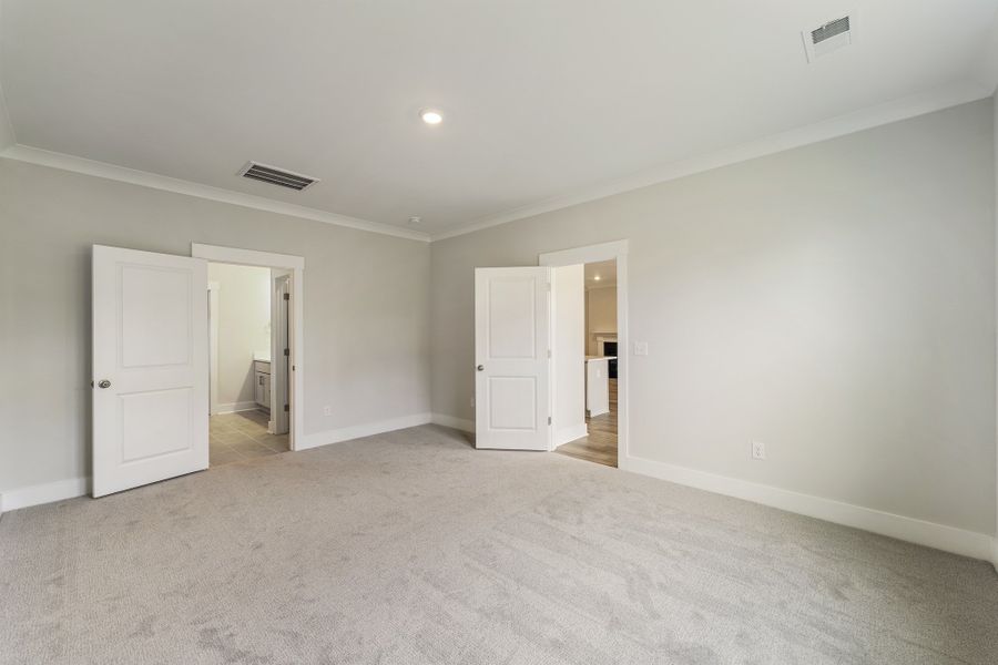 Spacious, unfurnished interior of a new home in Cottages at Lake Emory, Inman (Image 21). Spacious, unfurnished interior of a new home in Cottages at Lake Emory, Inman (Image 21).