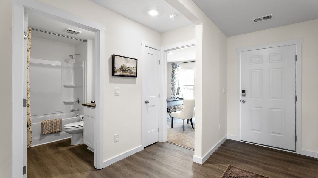 Furnished interior view inside a new home in Bayview at Harbor Crest, Ooltewah (Image 9).
