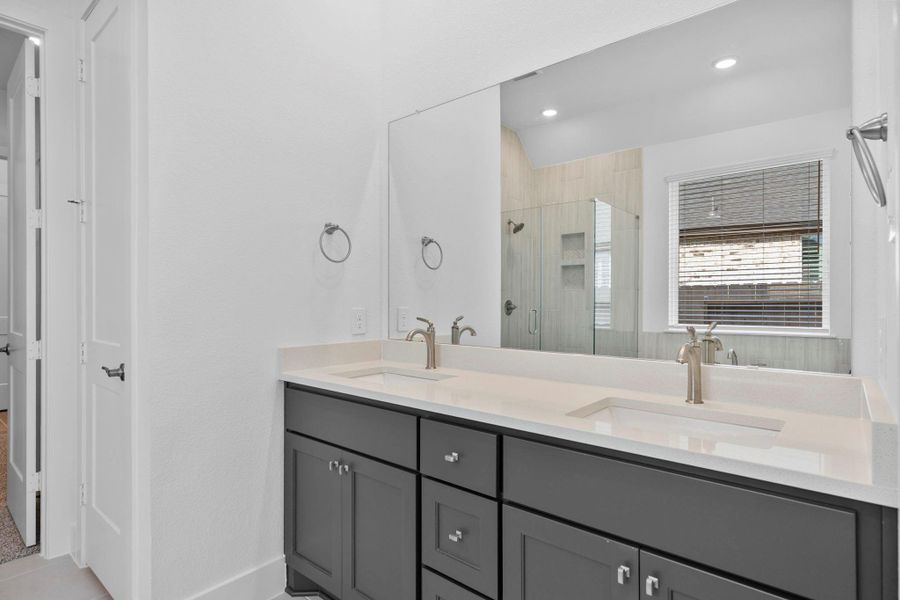 Furnished interior view inside a new home in Grange, Katy (Image 6).
