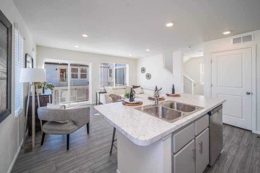 Furnished interior view inside a new home in Muegge Farms, Bennett (Image 8).