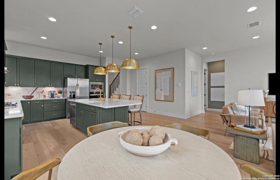 Furnished interior view inside a new home in Bison Ridge, San Antonio (Image 27).