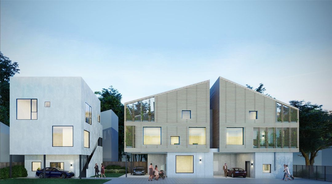 Front exterior of a new home in , Houston, TX, highlighting curb appeal (Image 1). Front exterior of a new home in , Houston, TX, highlighting curb appeal (Image 1).