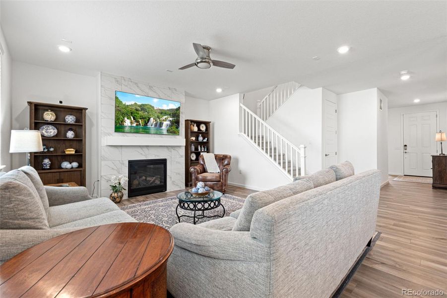 Furnished interior view inside a new home in , Parker (Image 38).