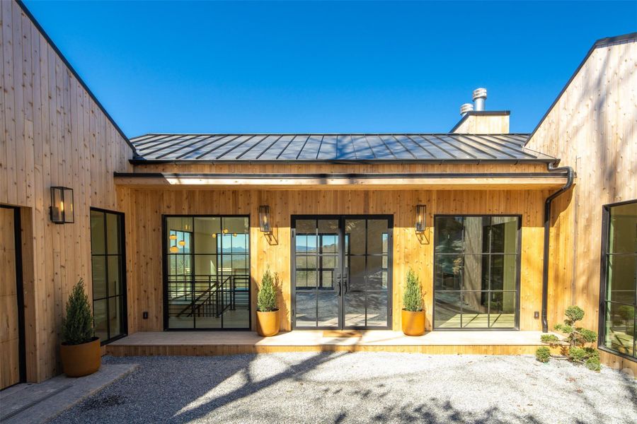 Exterior details and patio area of a home in , Brevard (Image 23). Exterior details and patio area of a home in , Brevard (Image 23).