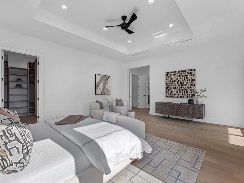 Furnished interior view inside a new home in , Houston (Image 10).