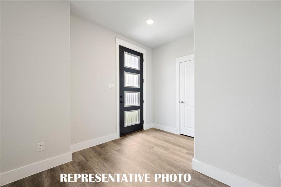 Our Aurora plan features the perfect entry area with oversized coat closet. REPRESENTATIVE PHOTO Our Aurora plan features the perfect entry area with oversized coat closet. REPRESENTATIVE PHOTO