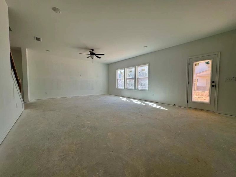 Family Room Construction Progress Family Room Construction Progress