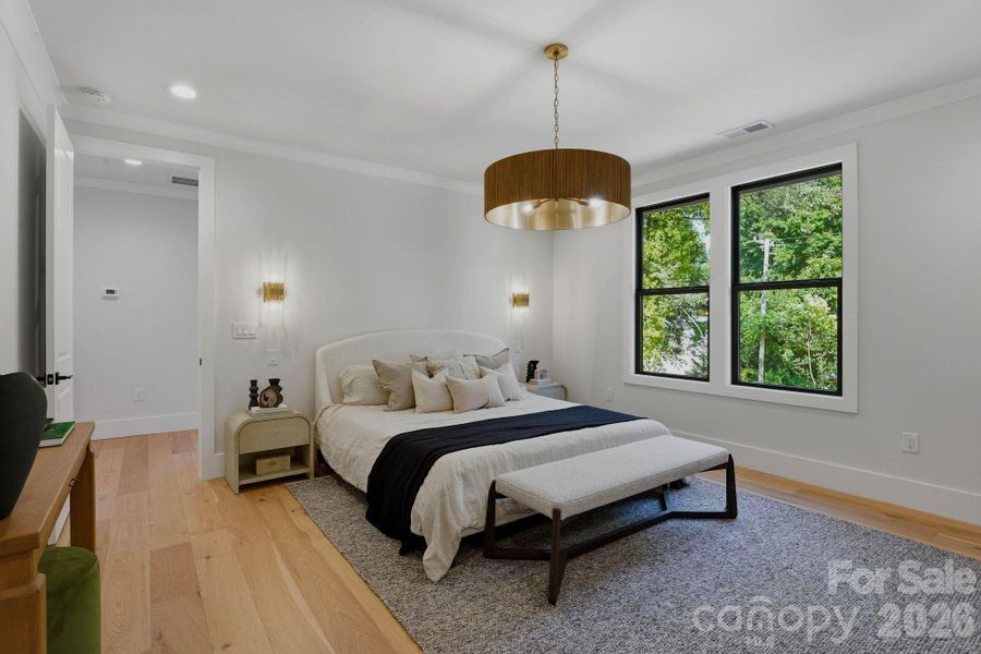 Furnished interior view inside a new home in , Charlotte (Image 36).