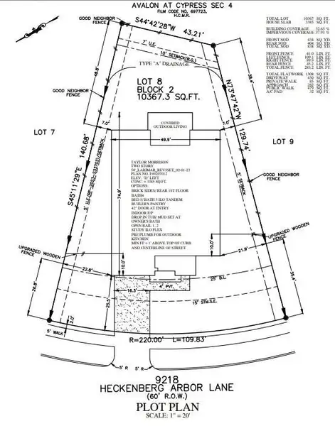 Plot Plan