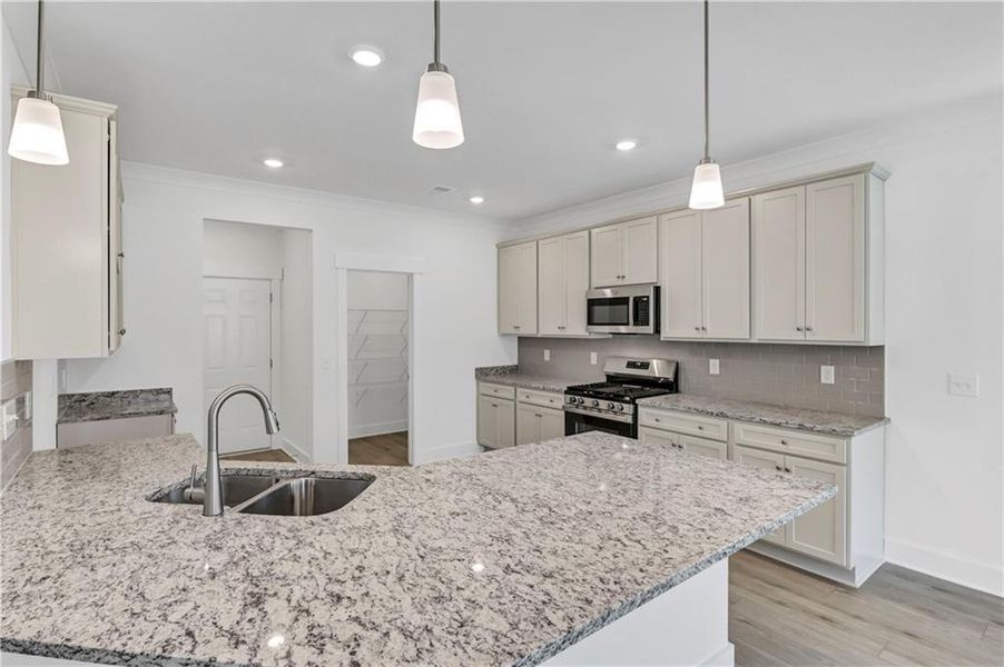 Furnished interior view inside a new home in Villas at Dawsonville, Dawsonville (Image 7).