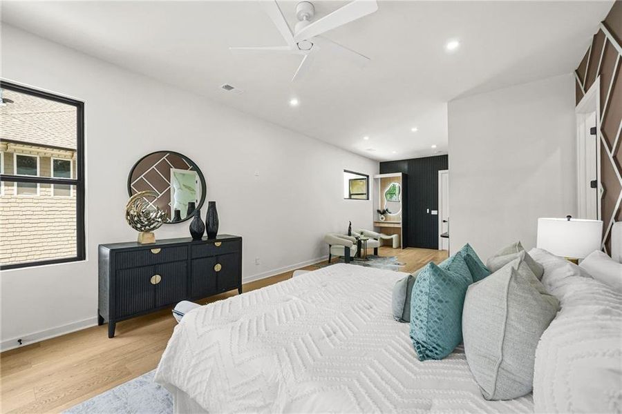 Furnished interior view inside a new home in , Atlanta (Image 49).