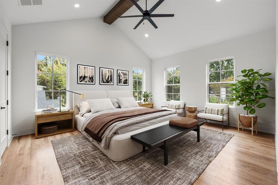 Furnished interior view inside a new home in , Dallas (Image 9).