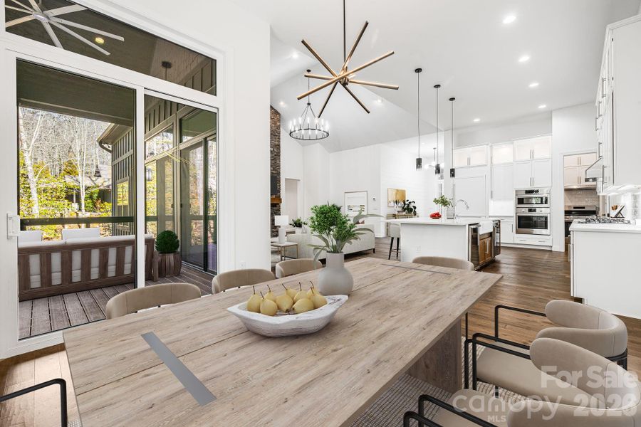 Furnished interior view inside a new home in , Sapphire (Image 9).